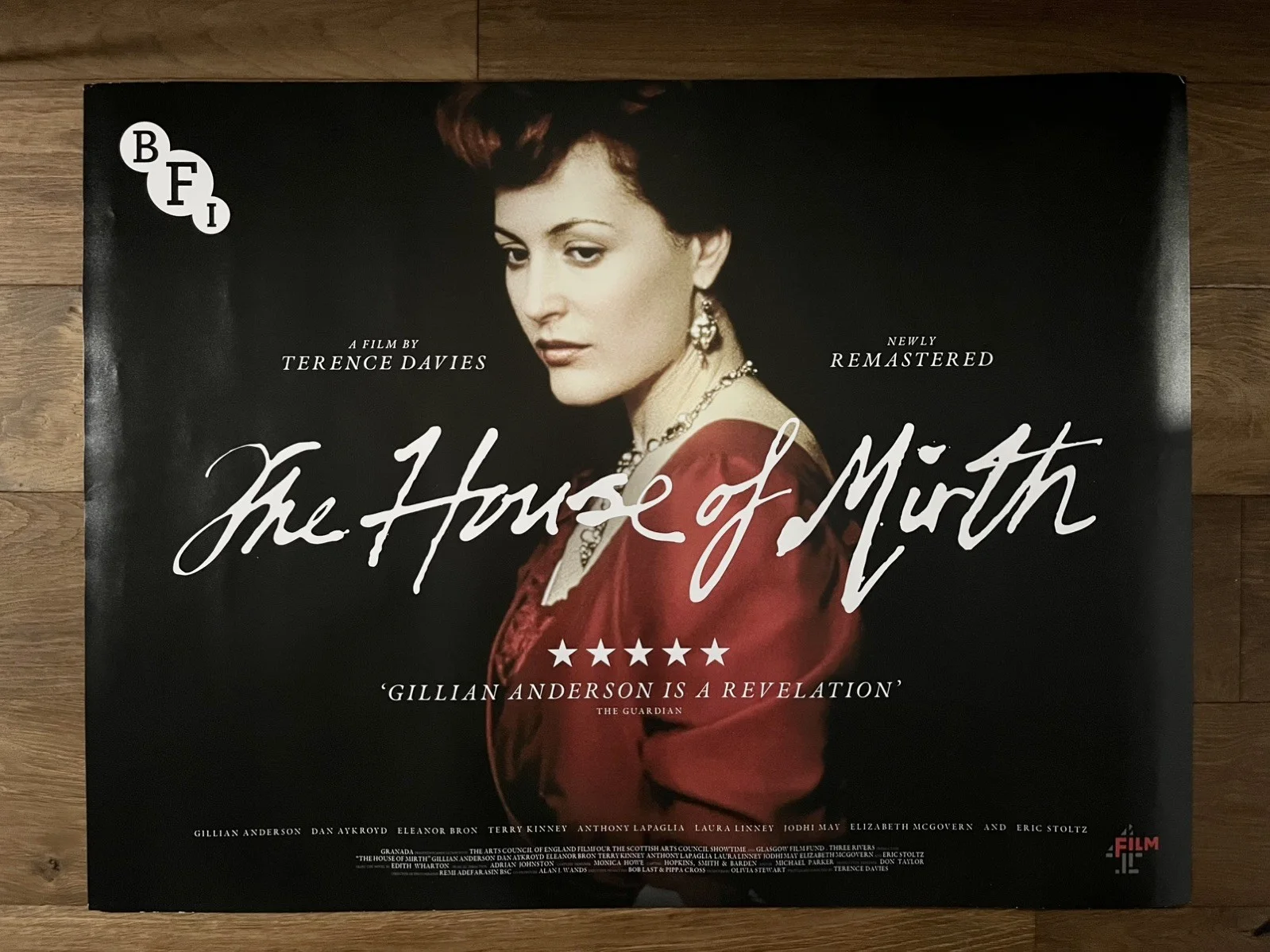 The House Of Mirth (2000) BFI 25th Anniversary, Original UK Quad Movie Poster, изображение 2