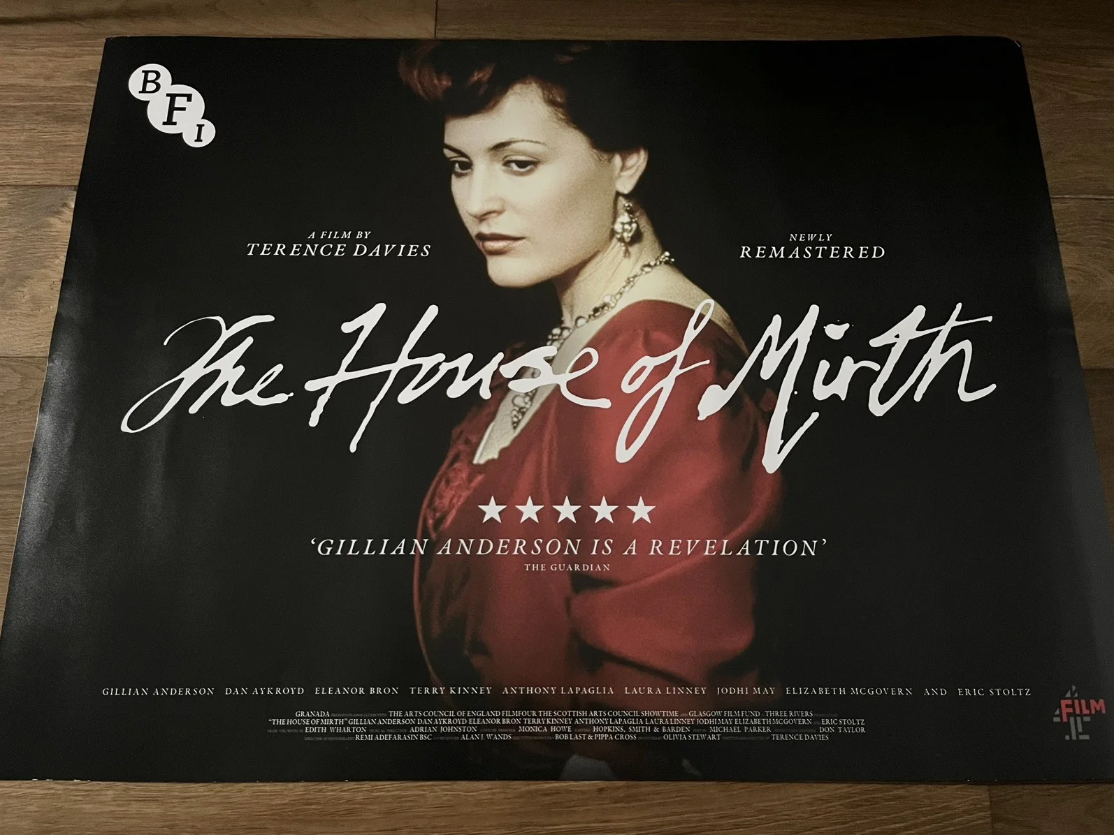 The House Of Mirth (2000) BFI 25th Anniversary, Original UK Quad Movie Poster, изображение 3
