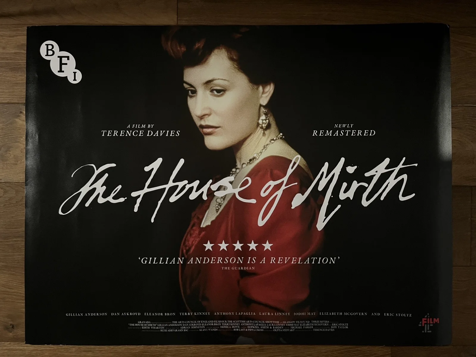 The House Of Mirth (2000) BFI 25th Anniversary, Original UK Quad Movie Poster, изображение 4