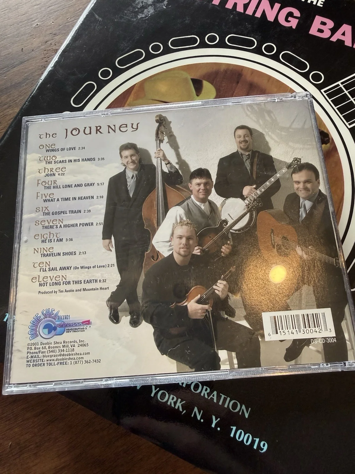 Signed Copy of The Journey CD Mountain Heart Garth Hudson 2001 Autographed, image 3