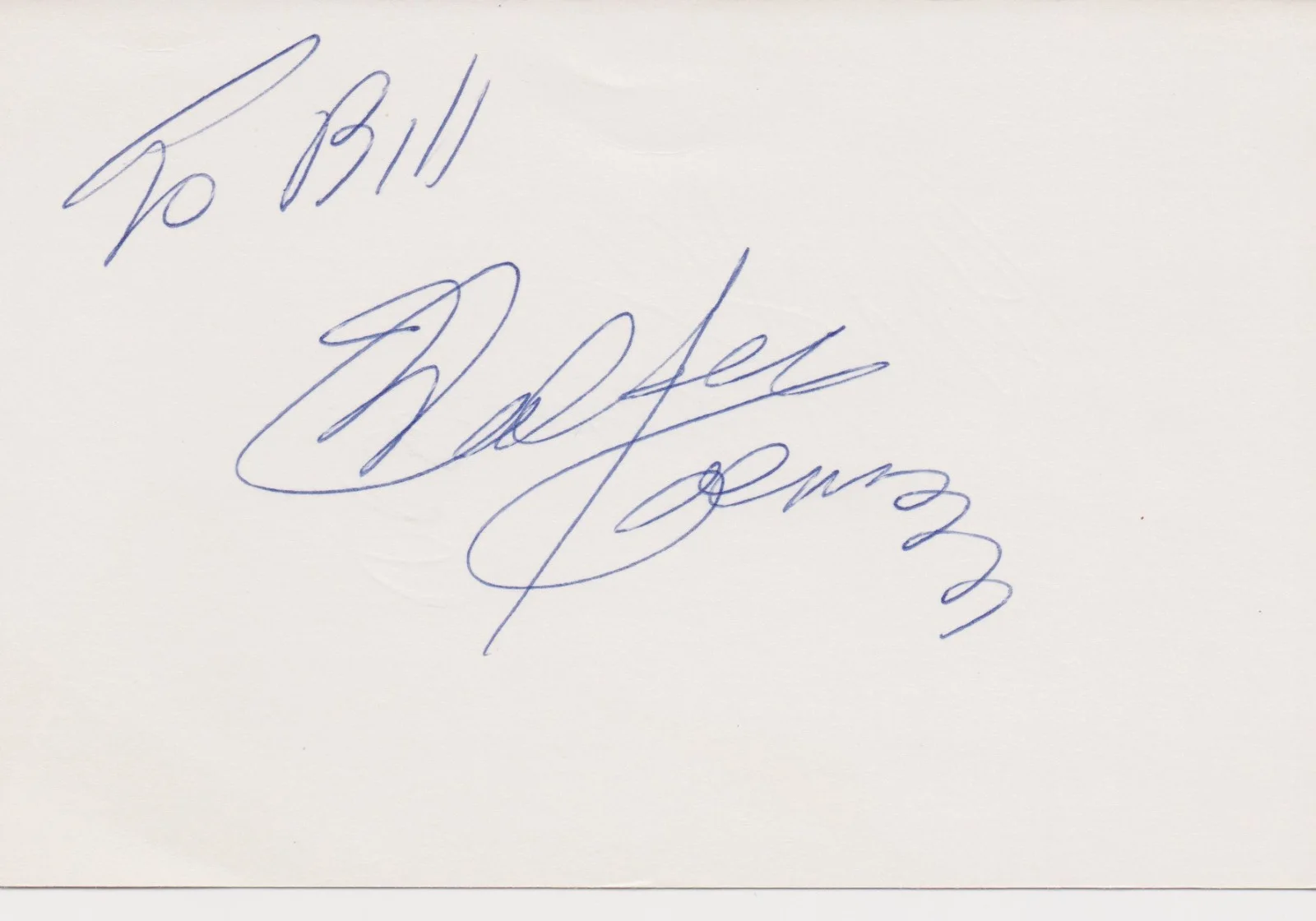 WALTER KOENIG autographed index card w/ coa STAR TREK authentic SIGNED TWICE!, изображение 2