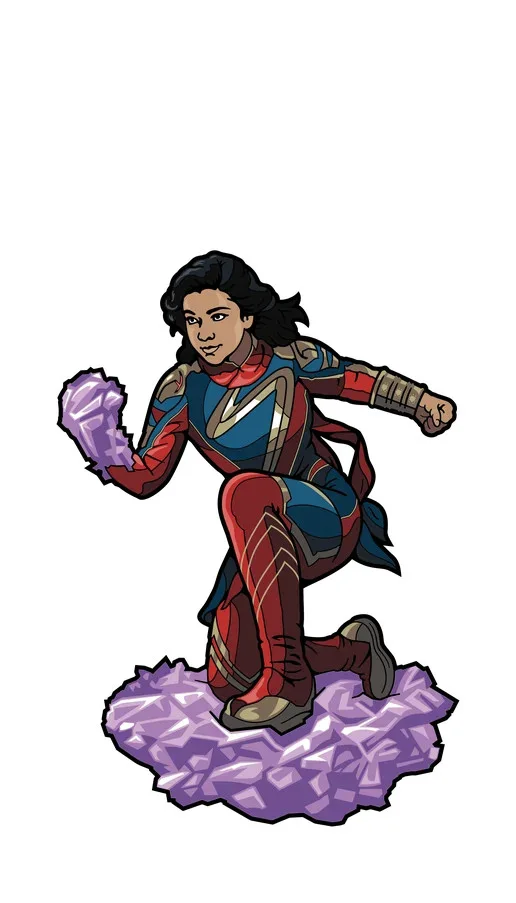 FiGPiN Ms. Marvel (1444) The Marvels 3-Inch Enamel Pin, image 4