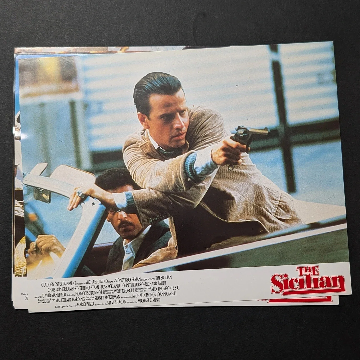 The SICILIAN 1987 Front of House (Lobby) Cards x7 Mario Puzo Christopher Lambert, изображение 3