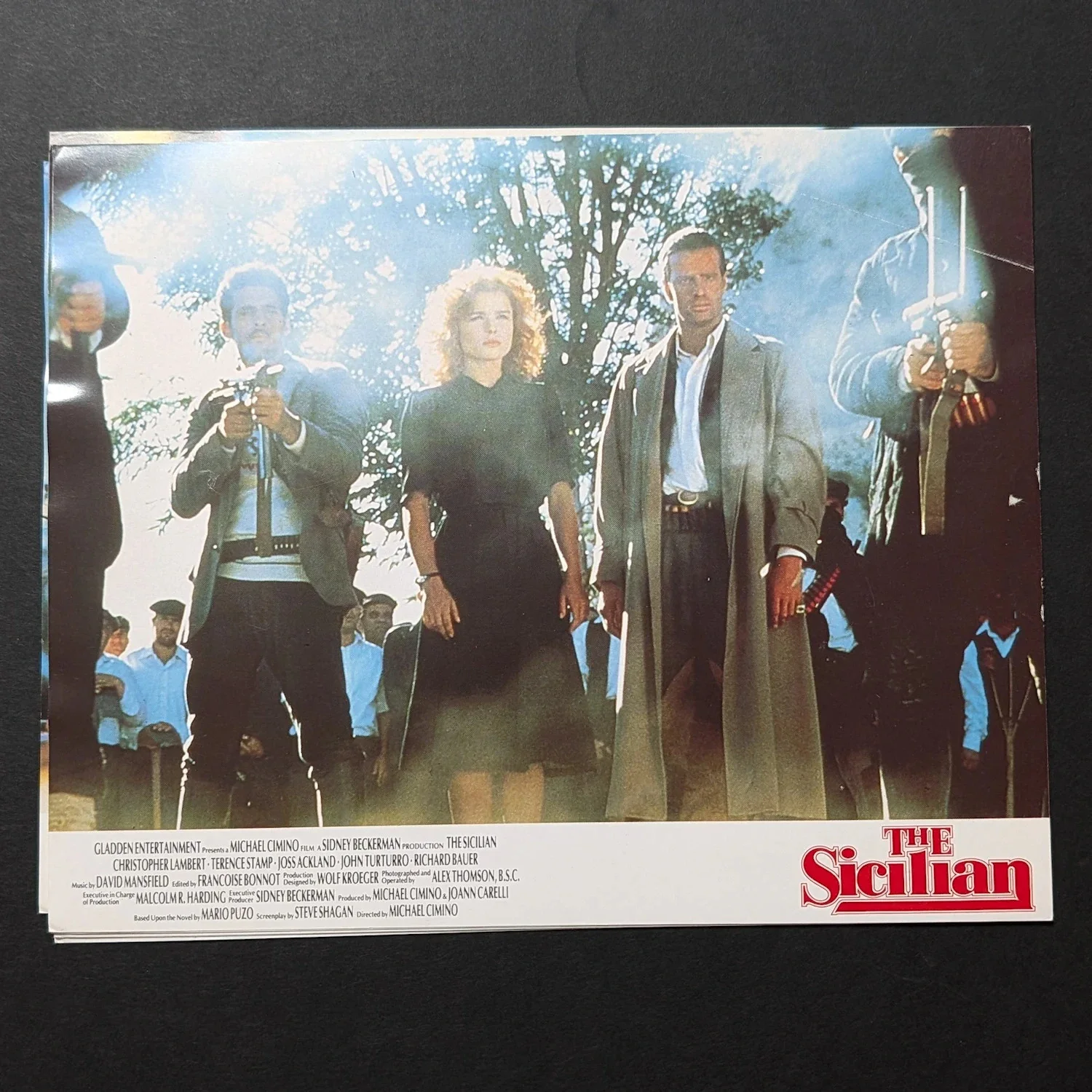The SICILIAN 1987 Front of House (Lobby) Cards x7 Mario Puzo Christopher Lambert, изображение 5
