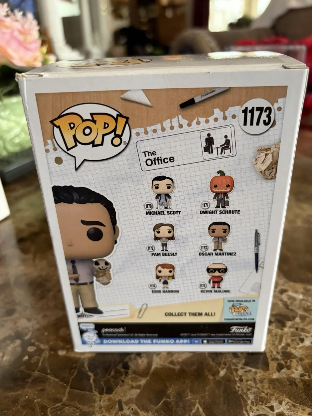Oscar Nunez — Oscar Nunez The Office Signed Oscar #1173 Funko Pop Vinyl Figure JSA #WA178384🔥, изображение 2