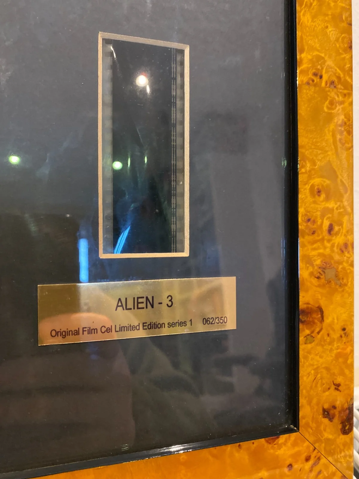 Alien 3 Film Cell Authentic Certificate Sigourney Weaver, image 2