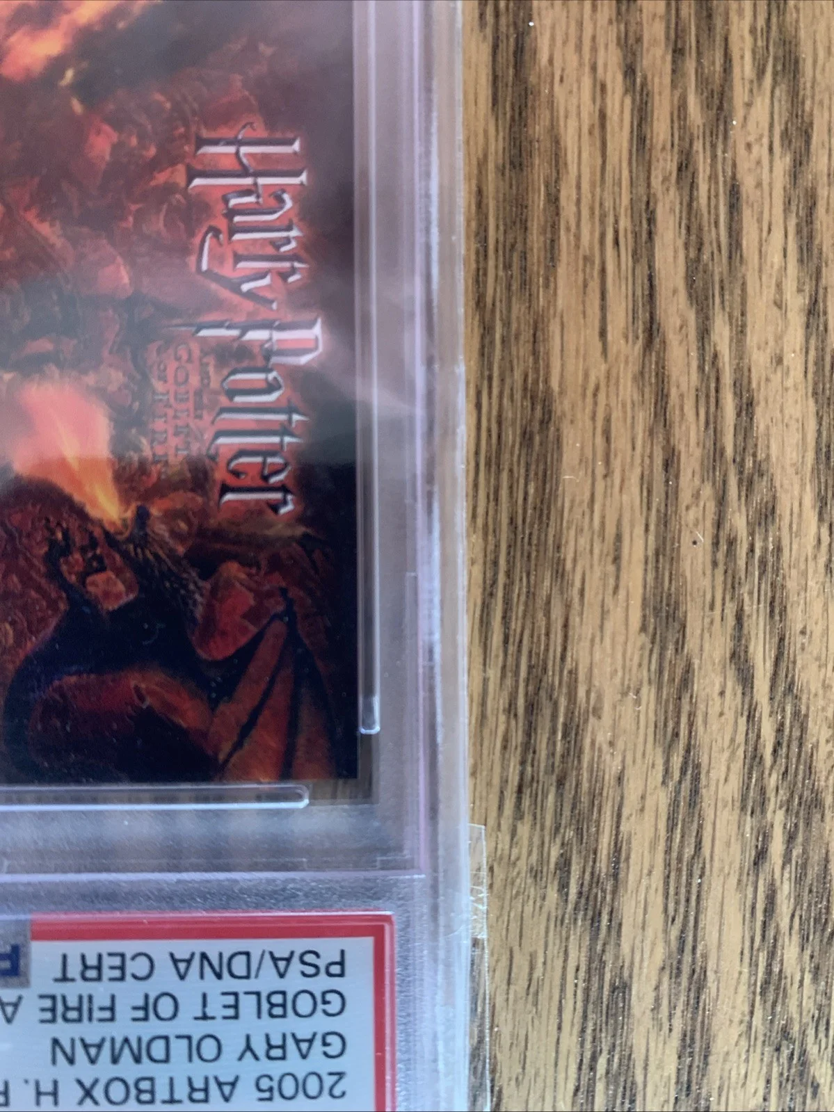 2005 Art box Harry Potter Gary Oldman GOF Rare Dual Grade 7/9 low pop, image 5
