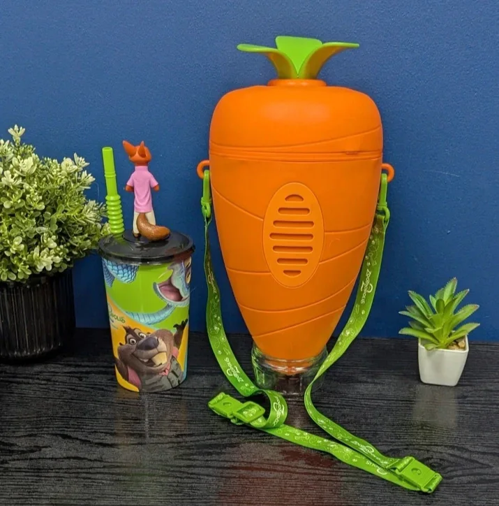 Zootropolis Zootopia 2 Nick Wilde Topper Cinema Cup & Carrot Popcorn Bucket NEW, image 2