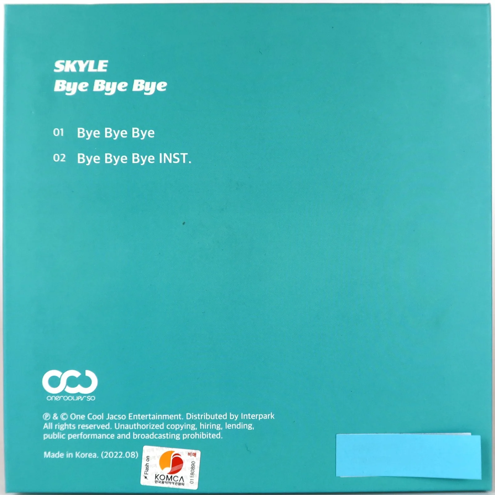 Skyle - Bye Bye Bye 3rd Single Album Signed Promo CD 2022 K-Pop, image 3