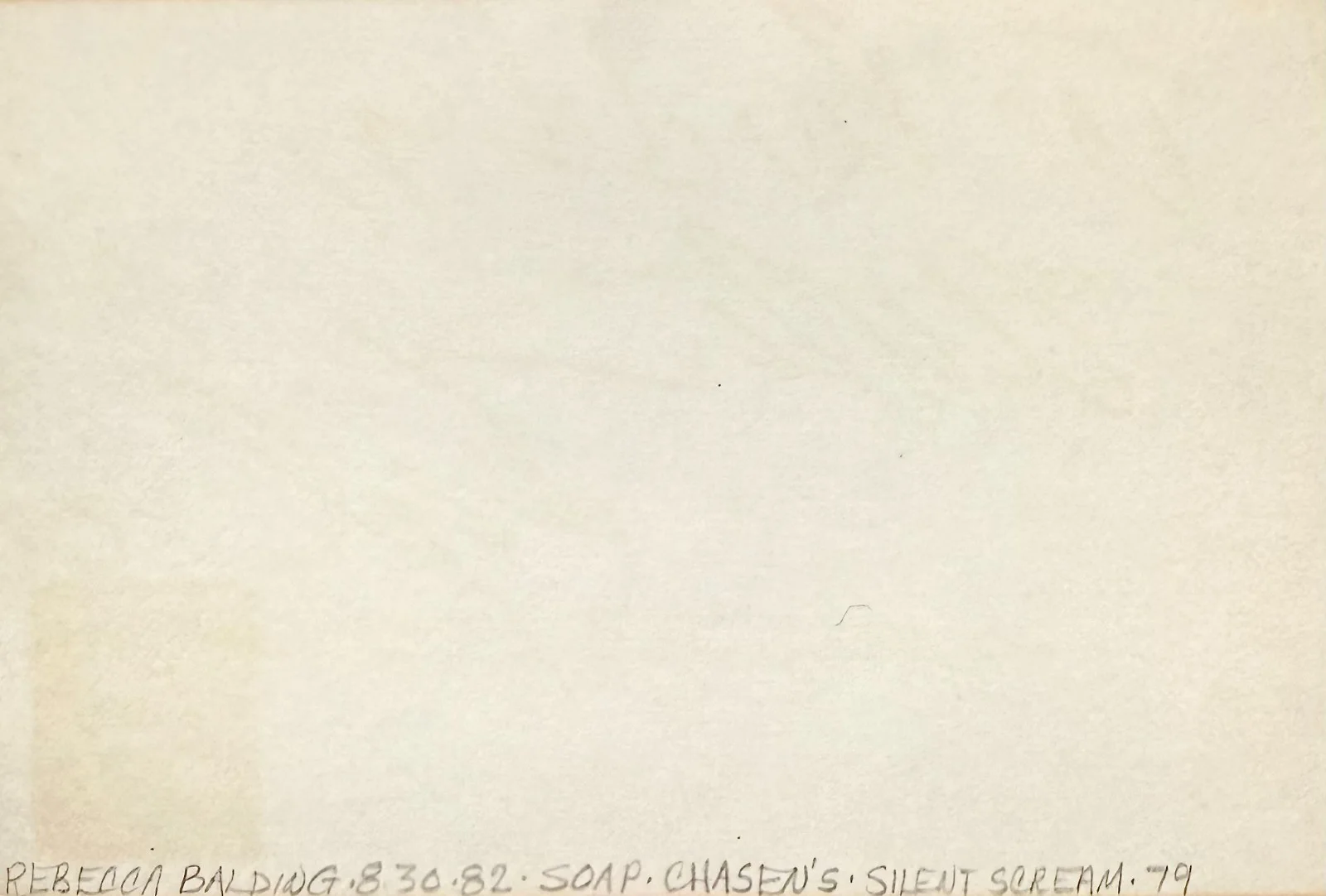 Rebecca Balding — REBECCA BALDING Signed Autographed 4"x 6" INDEX CARD The Boogens SILENT SCREAM, изображение 4