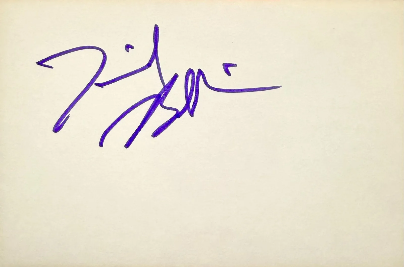 Daniel Baldwin — DANIEL BALDWIN Signed Autographed 4x 6 INDEX CARD VAMPIRES Cold Case DEATH KISS, image 3
