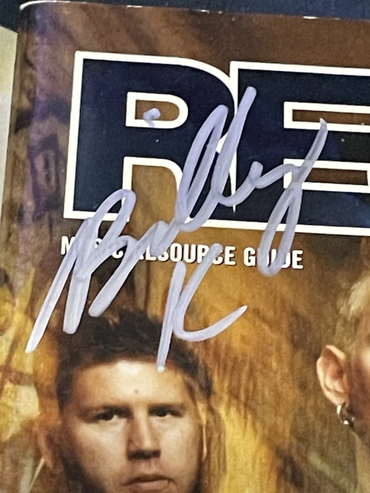Mastodon Signed 2005 Resound Magazine #15 Brent Hinds Troy Bill Brann, изображение 2