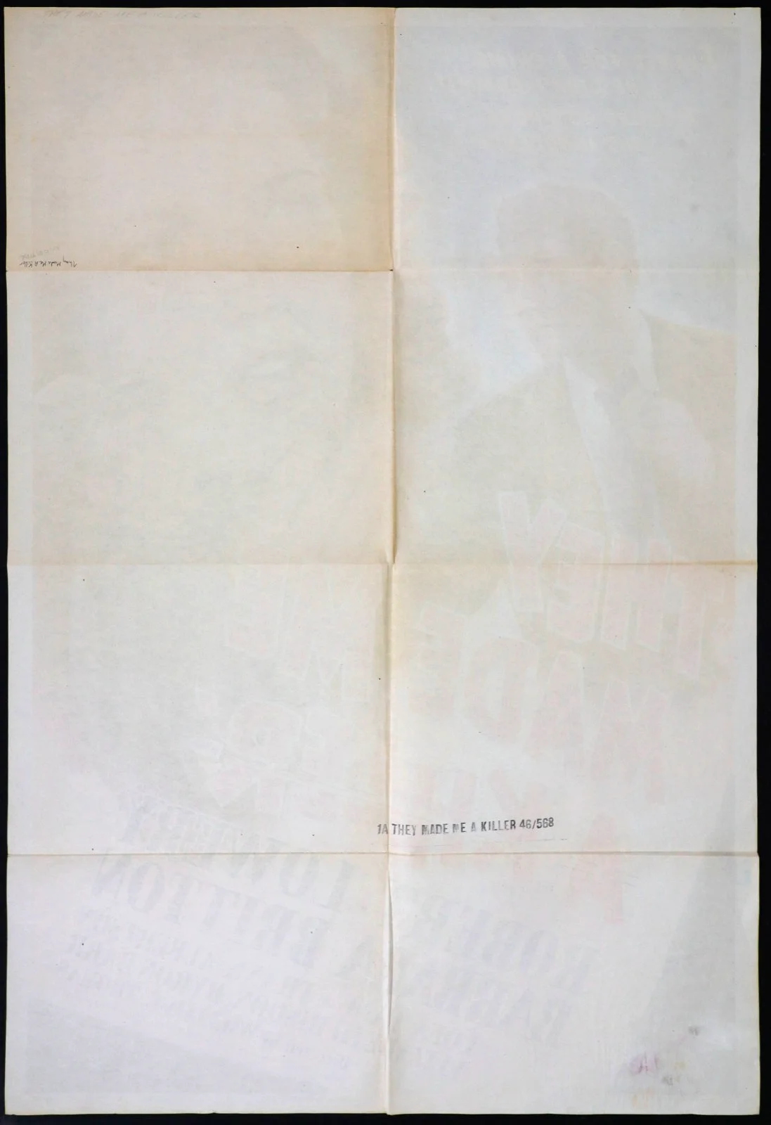 They Made Me a Killer ORIGINAL US One Sheet Film Poster Robert Lowery 1946, изображение 2