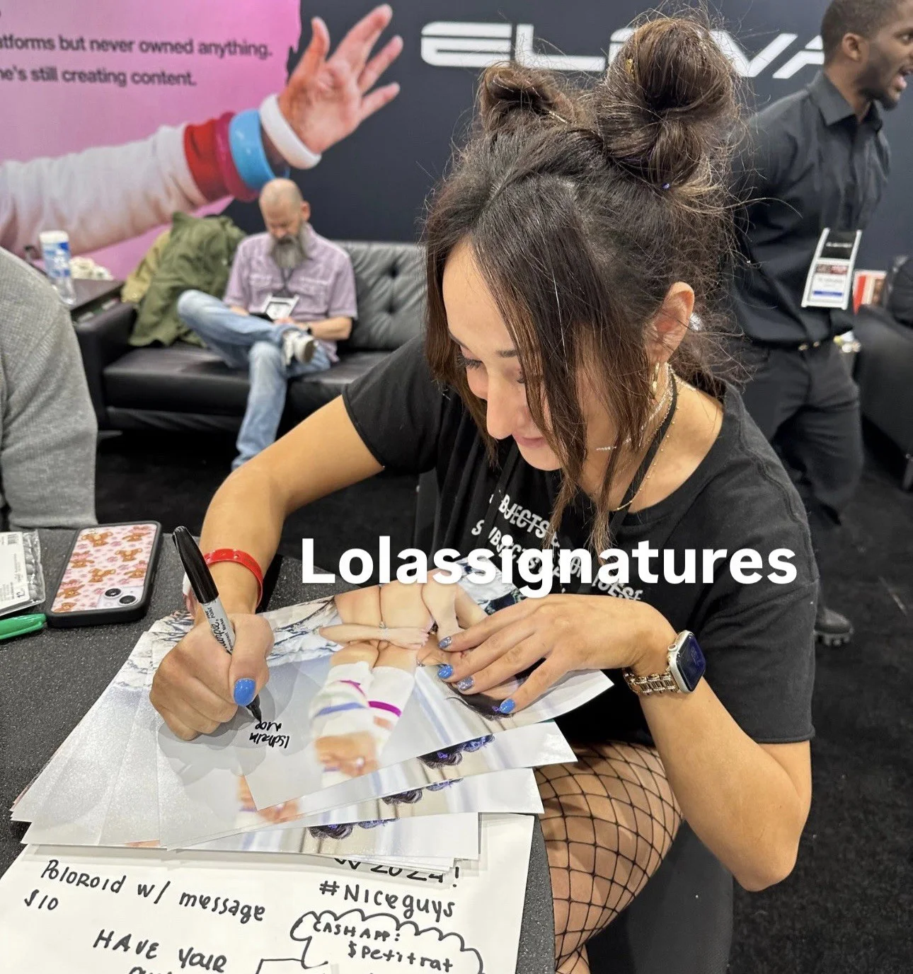 Isabella Nice Signed 8x10 Photo W/ PROOF, image 2