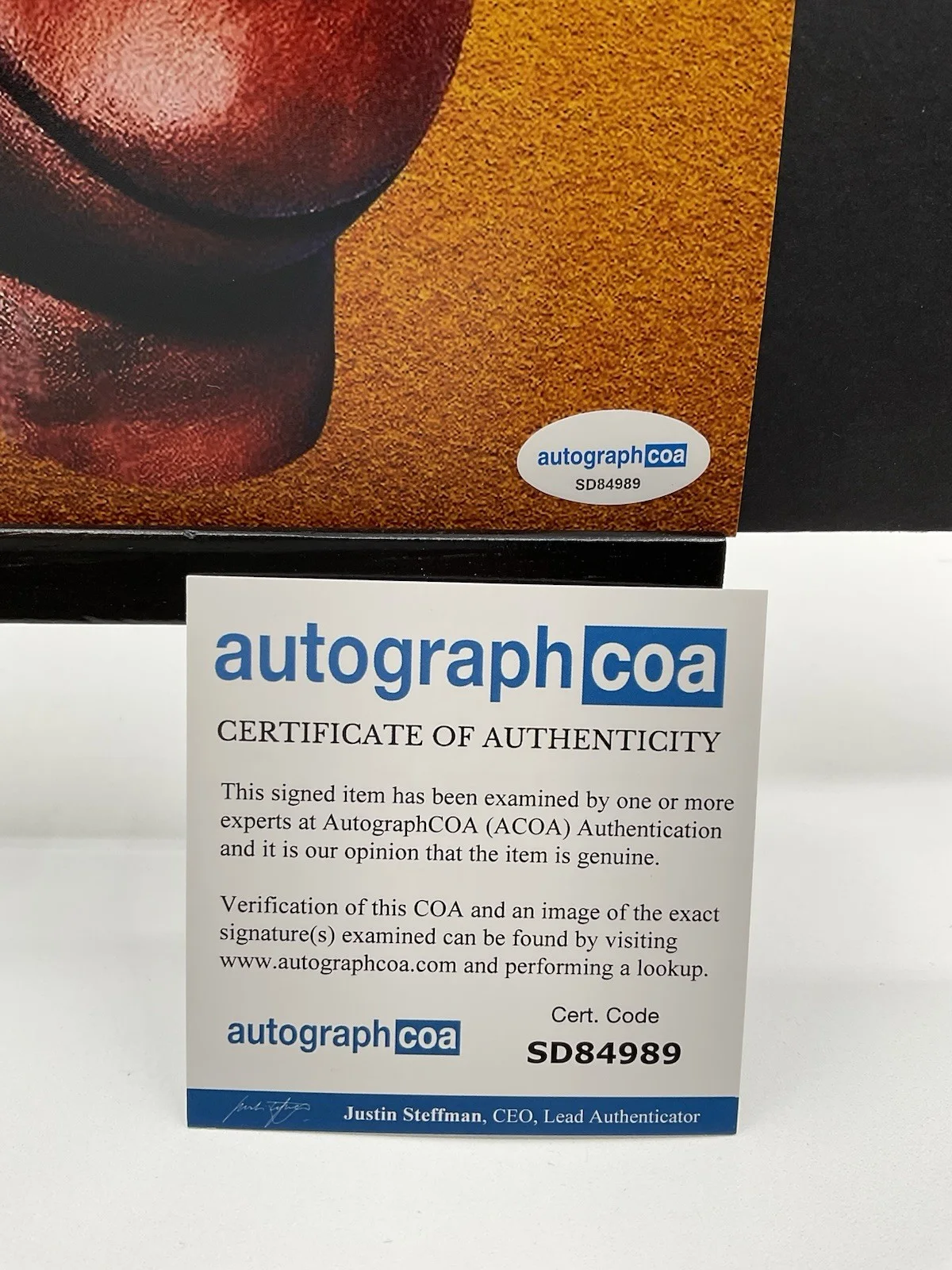 John Carcieri — John Carcieri signed 8x10 auto ACOA The Last OG signed 8x10 Tracy Morgan photo, изображение 3