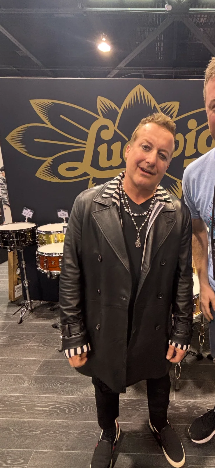 GFA Green Day Band Drummer * TRE COOL * Signed New 10" Drumhead COA, image 2