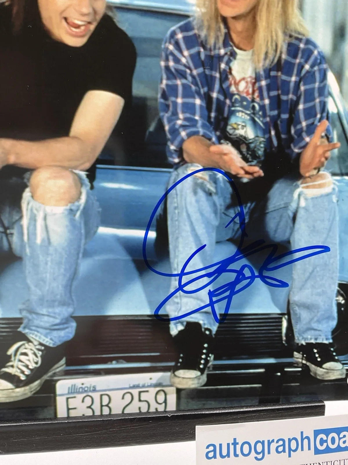 Dana Carvey — Dana Carvey Signed 8x10 Waynes World Signed 8x10 ACOA SNL autographed photo auto, изображение 2