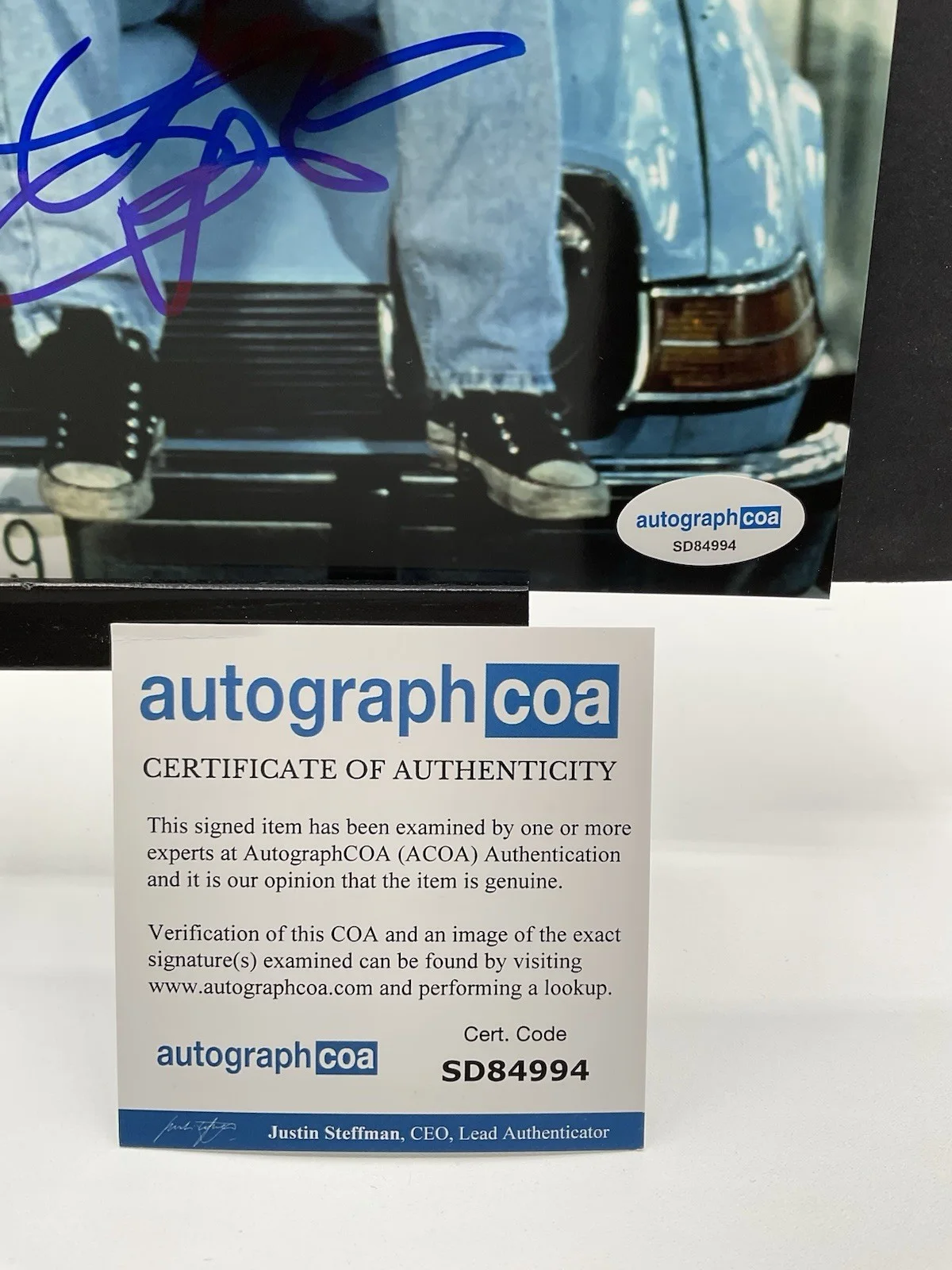 Dana Carvey — Dana Carvey Signed 8x10 Waynes World Signed 8x10 ACOA SNL autographed photo auto, изображение 3