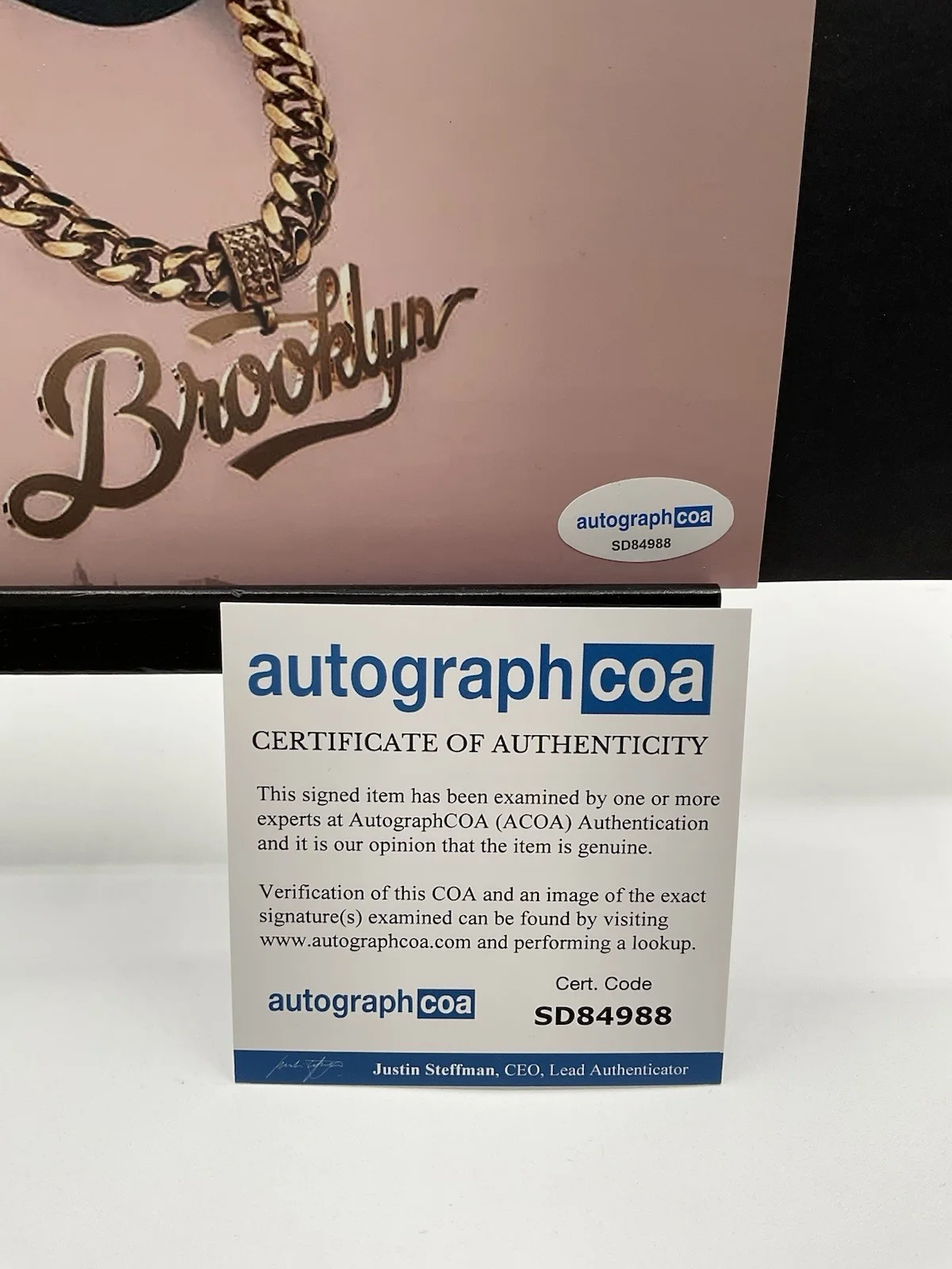 John Carcieri — John Carcieri signed 8x10 auto ACOA The Last OG signed 8x10 Tracy Morgan photo, изображение 3
