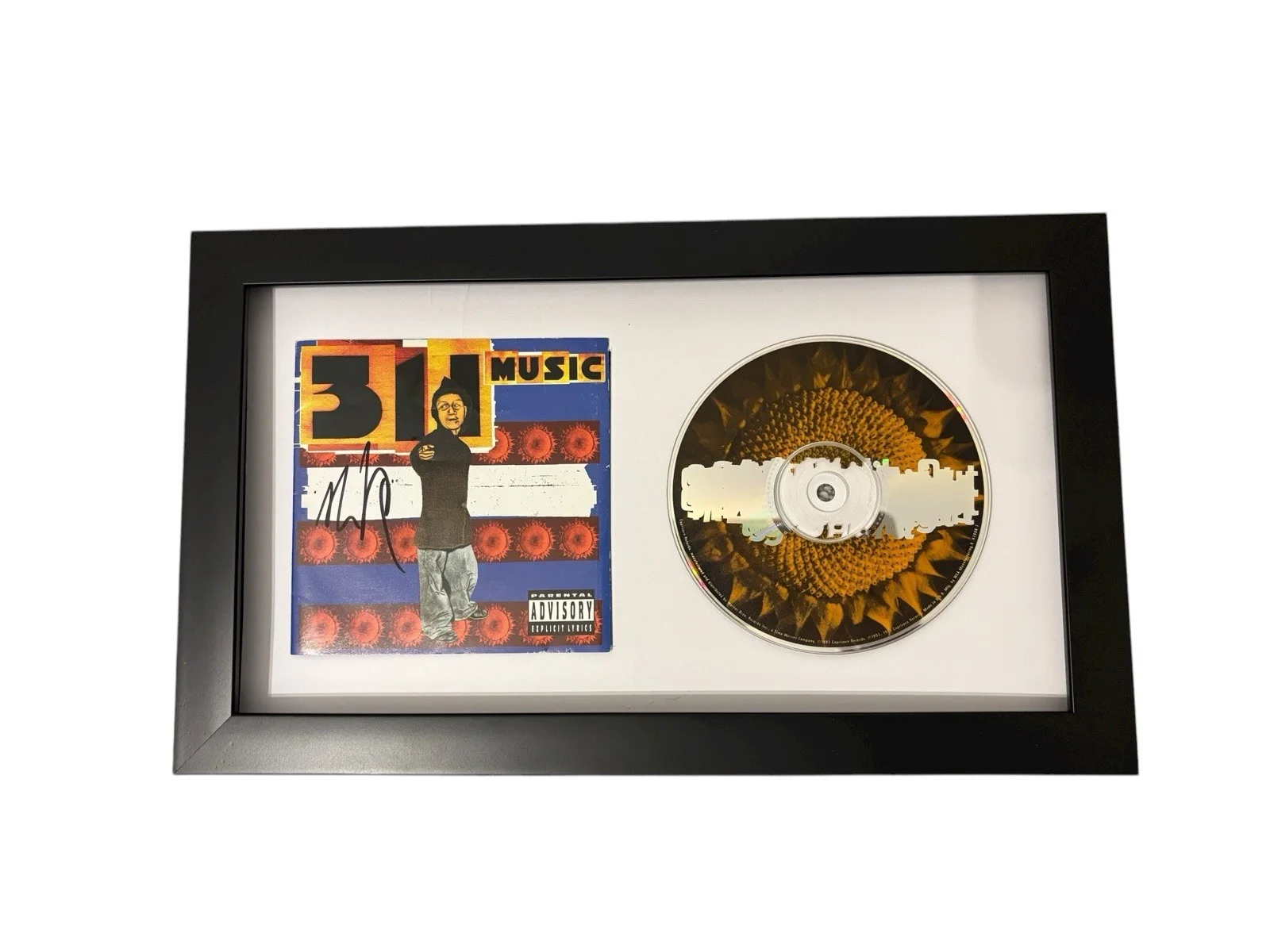 NICK HEXUM 311 SIGNED AUTOGRAPH MUSIC FRAMED & MATTED CD w/ EXACT PROOF JSA COA, image 3