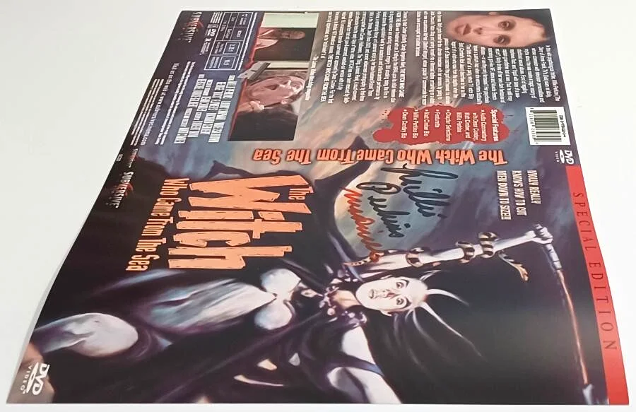 Millie Perkins, Matt Cimber — Witch Who Came From The Sea Cover Art Signed by Millie Perkins Matt Cimber 2004, image 5