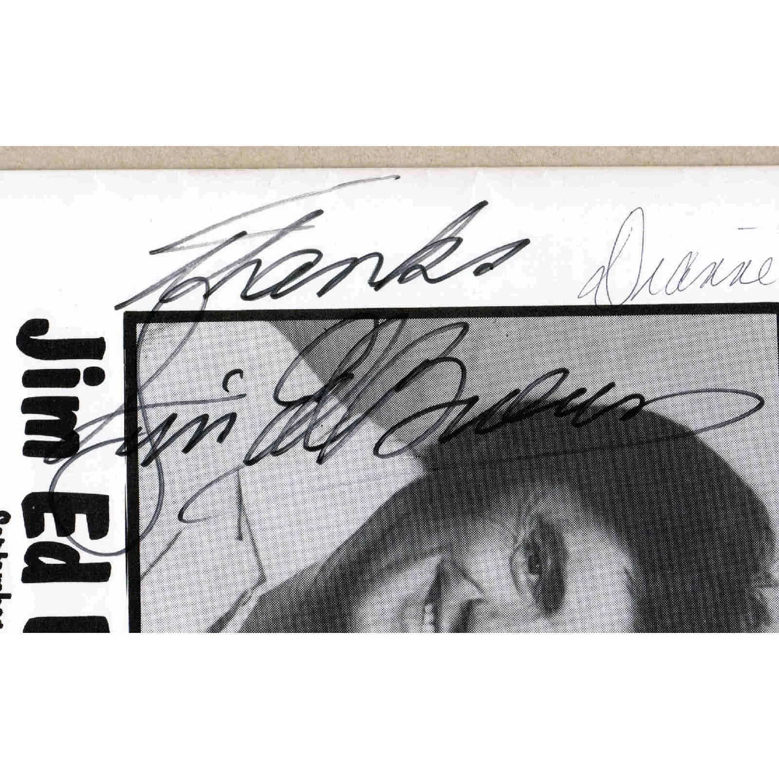 1981 Jim Ed Brown Dianne Morgan Christy Russel Autograph Program Brandywine Hall, image 5