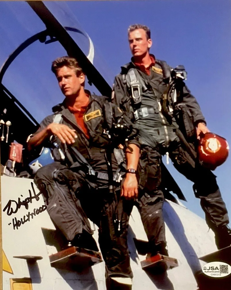 Whip Hubley — “Top Gun” 8x10 Photo Signed By Whip Hubley “Hollywood” JSA Certified