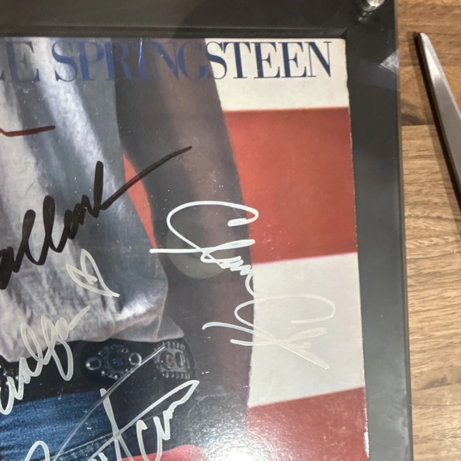 Bruce Springsteen Born in the U.S.A. Autographed Vinyl American Authentication, image 4
