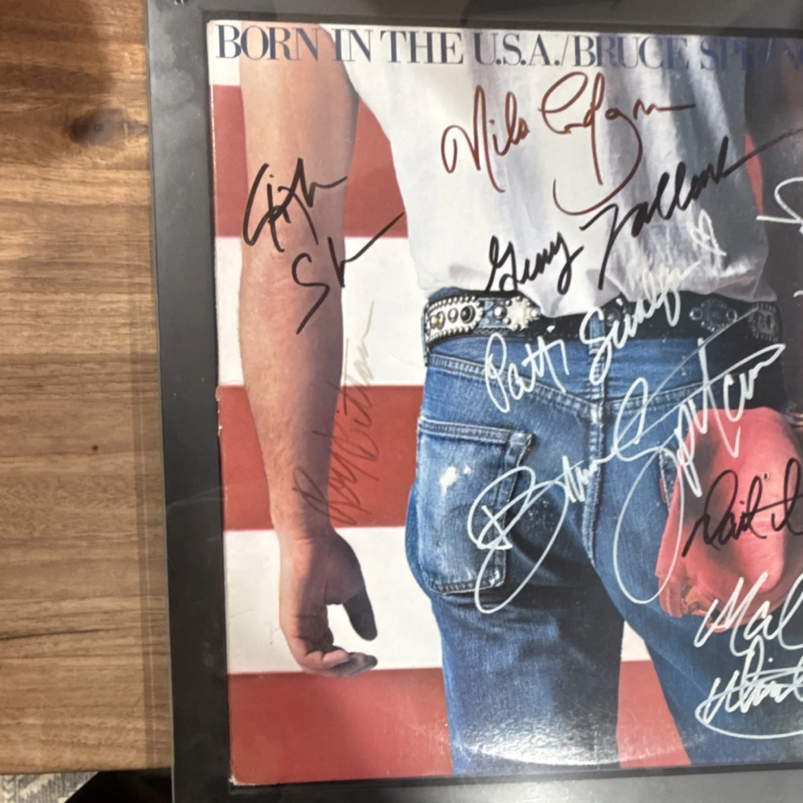 Bruce Springsteen Born in the U.S.A. Autographed Vinyl American Authentication, image 5