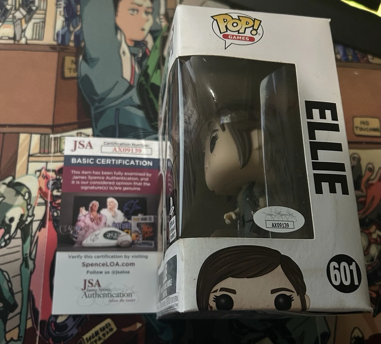 Ashley Johnson — Ashley Johnson Signed Funko 601 Pop Last of Us Part 2 Ellie Autograph JSA, image 2