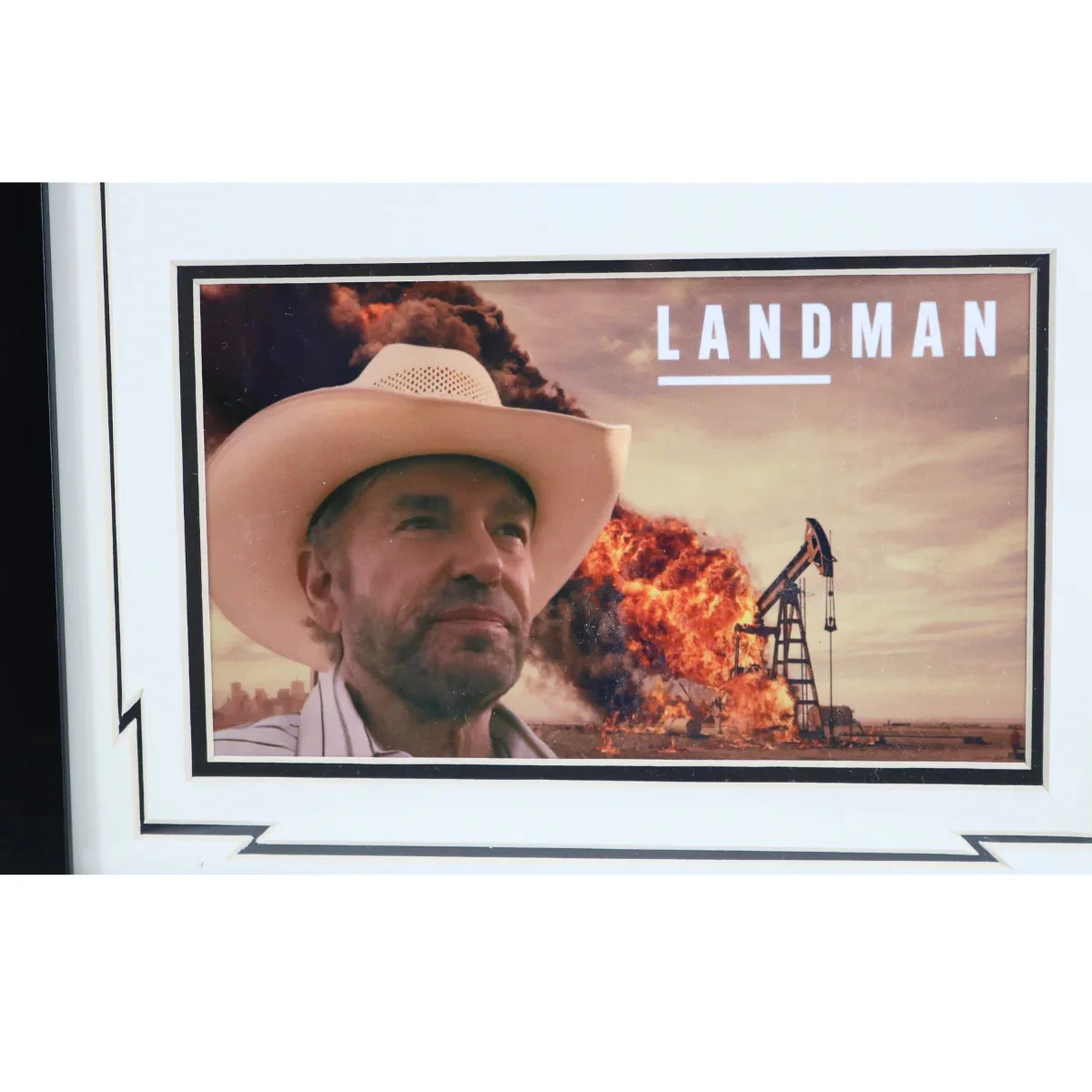 Billy Bob Thornton Autographed Beautiful Door Album Framed Landman Collage, image 3