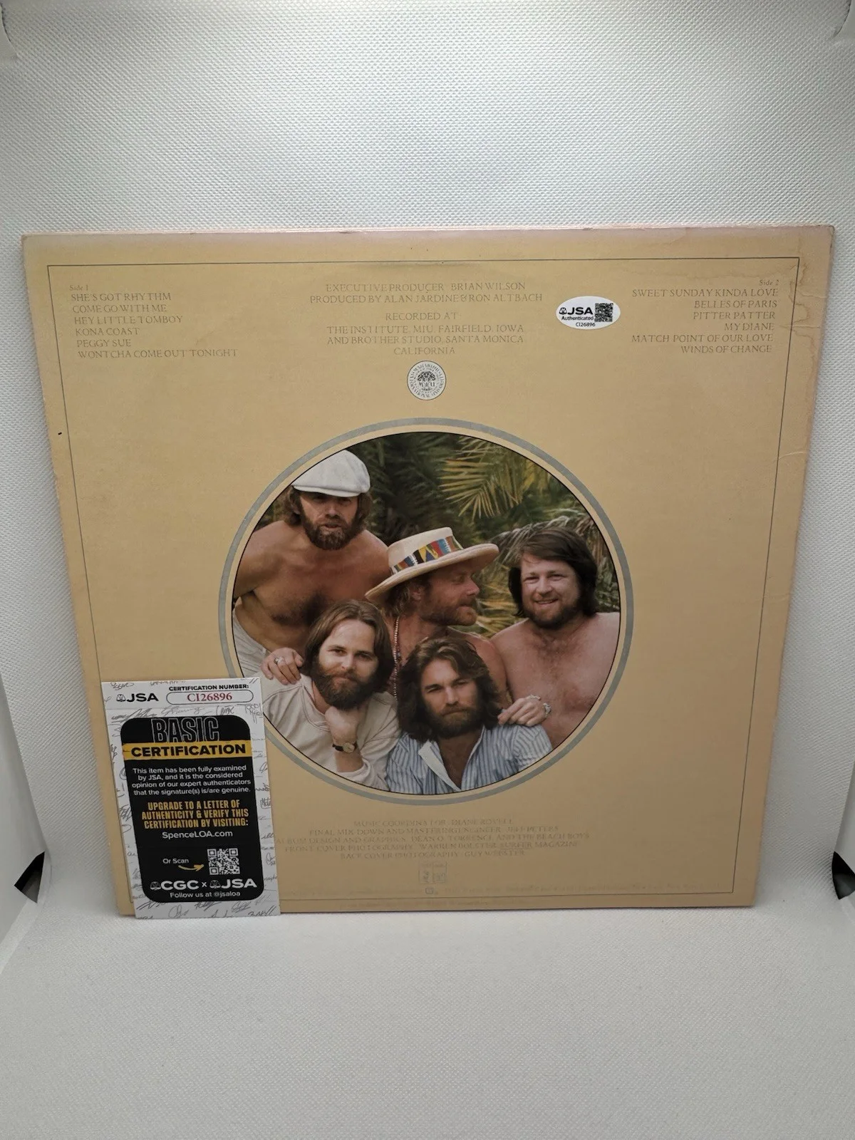 MIKE LOVE SIGNED VINYL M. I. U. BEACH BOYS AUTOGRAPH JSA COA RECORD ALBUM LP, изображение 5