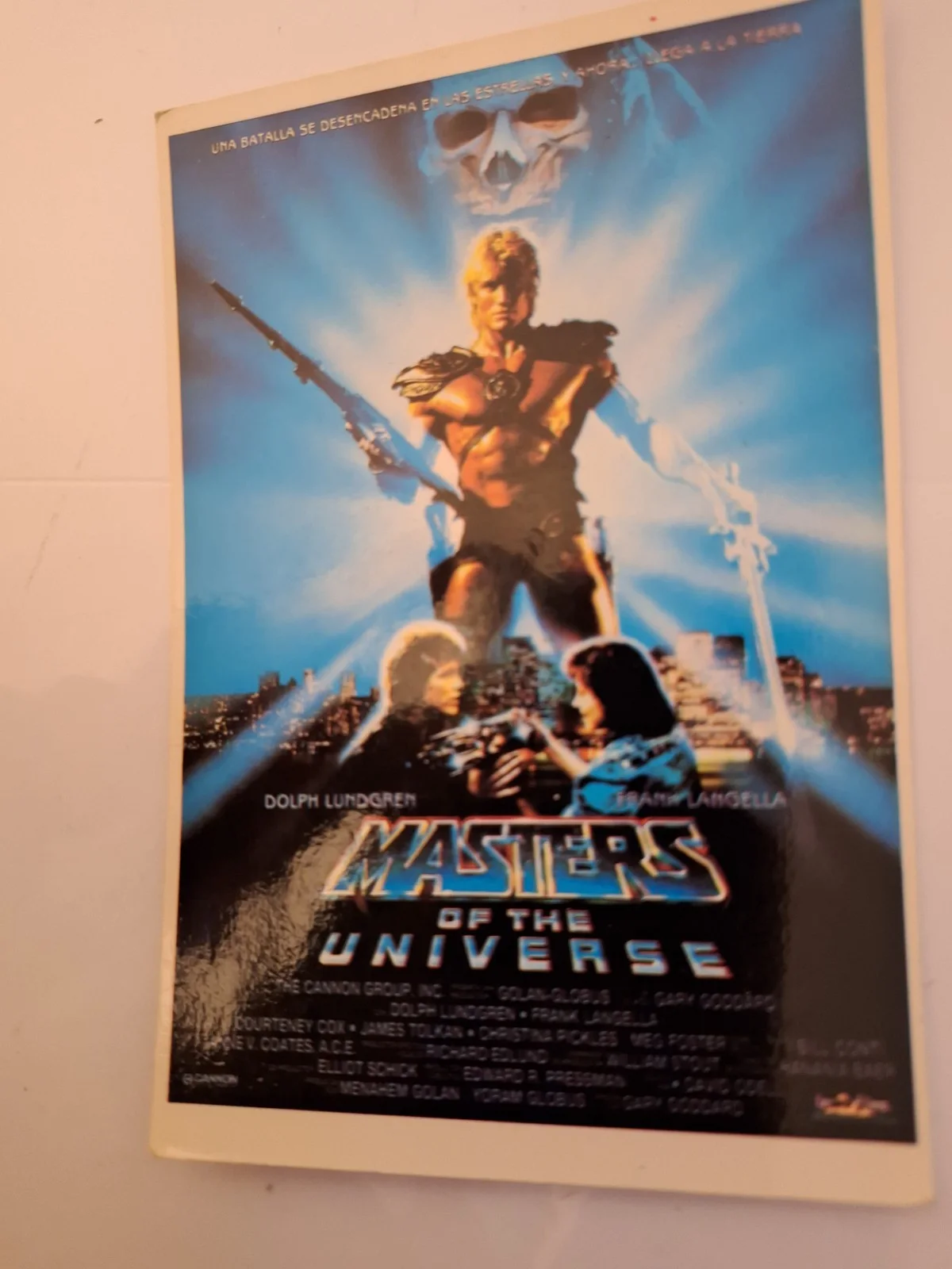 MASTERS OF THE UNIVERSE (1987) He-Man Cult Sci-Fi Fantasy Reproduction Postcard, изображение 3
