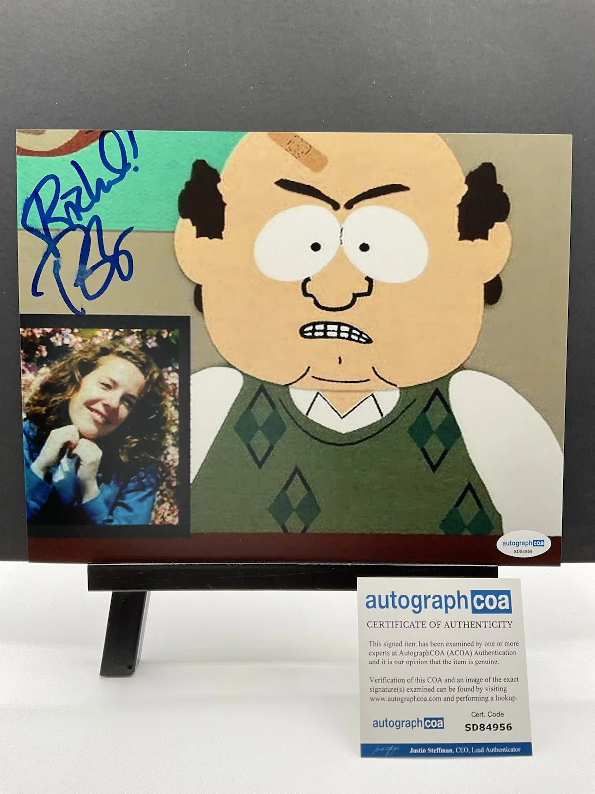 Pam Brady — South Park signed 8x10 Pam Brady signed photo South Park autographed photo ACOA