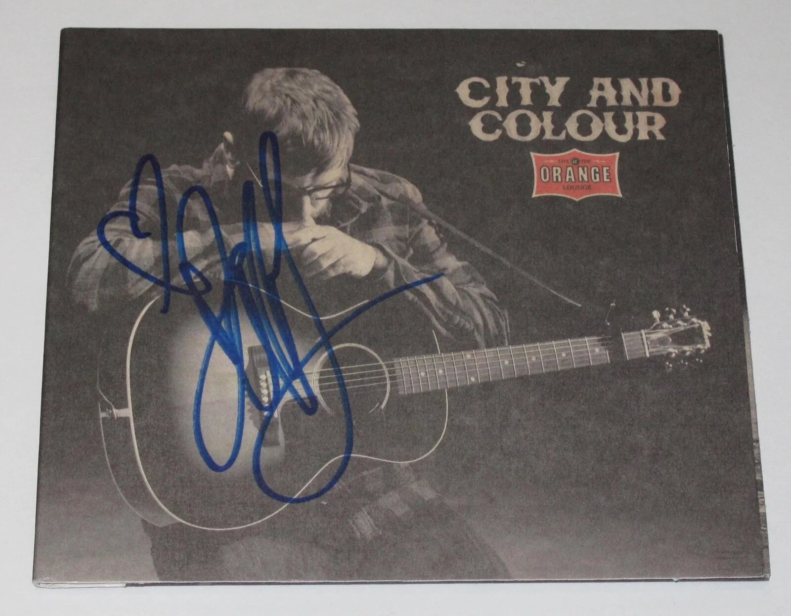DALLAS GREEN City, Colour — Dallas Green CITY AND COLOUR signed "LIVE @ THE ORANGE LOUNGE" CD CASE Proof COA, изображение 2