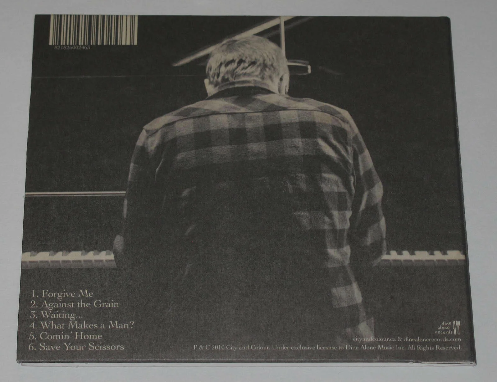 DALLAS GREEN City, Colour — Dallas Green CITY AND COLOUR signed "LIVE @ THE ORANGE LOUNGE" CD CASE Proof COA, изображение 5