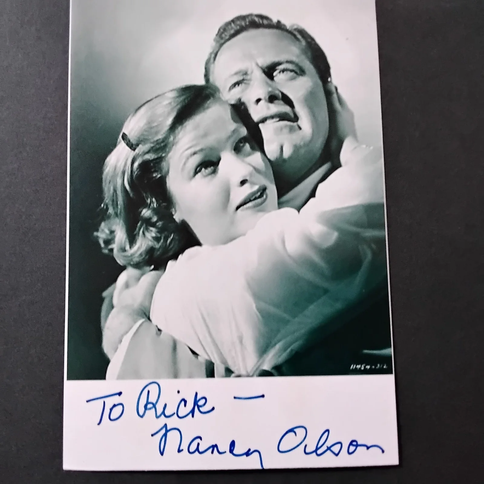 Nancy Olson SIGNED Photo 50s Movie Actress Sunset Blvd Pollyanna Union Station, изображение 2