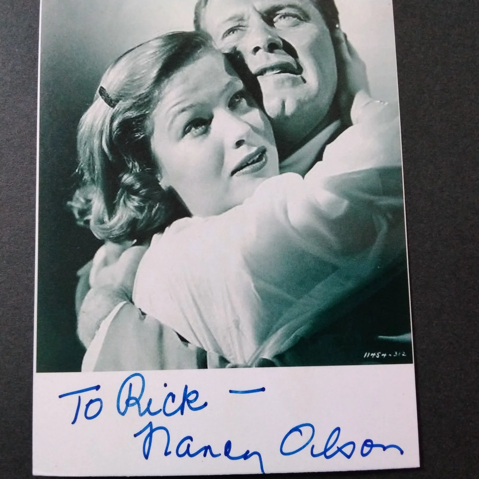 Nancy Olson SIGNED Photo 50s Movie Actress Sunset Blvd Pollyanna Union Station, изображение 3