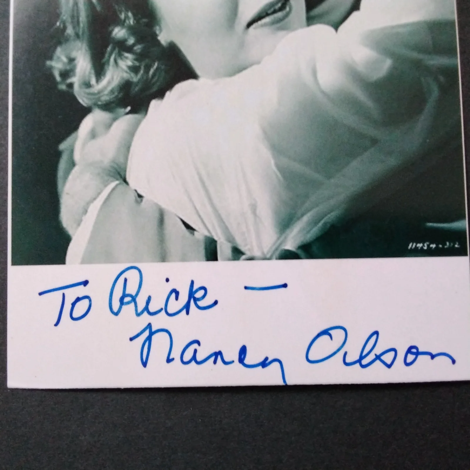 Nancy Olson SIGNED Photo 50s Movie Actress Sunset Blvd Pollyanna Union Station, изображение 4
