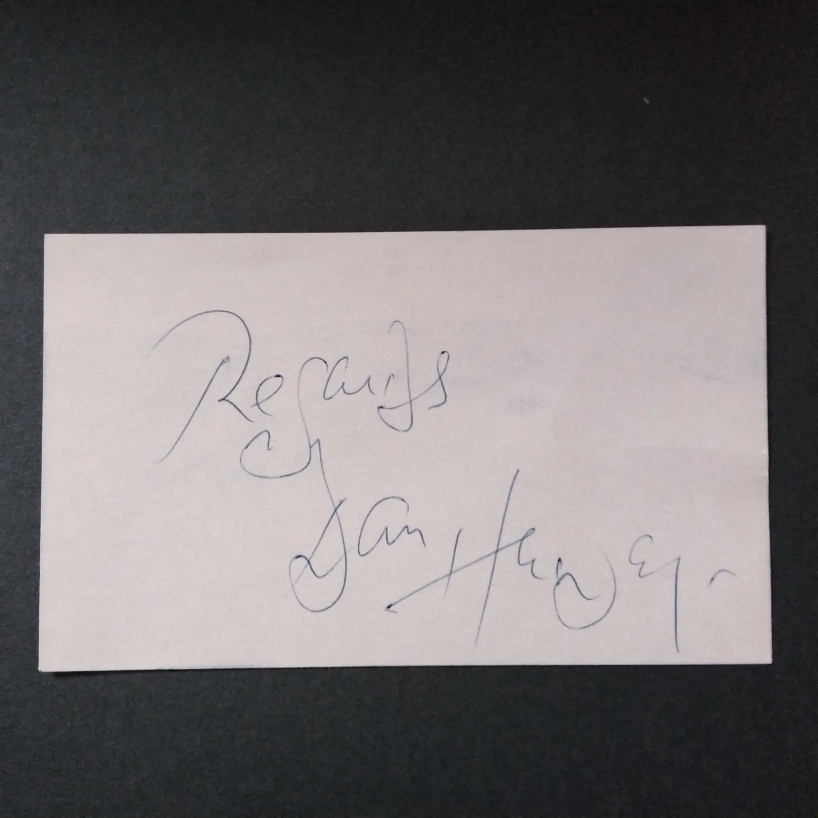 Dan Hedaya SIGNED Card Movie TV Actor Clueless First Wives Club Usual Suspects, изображение 4
