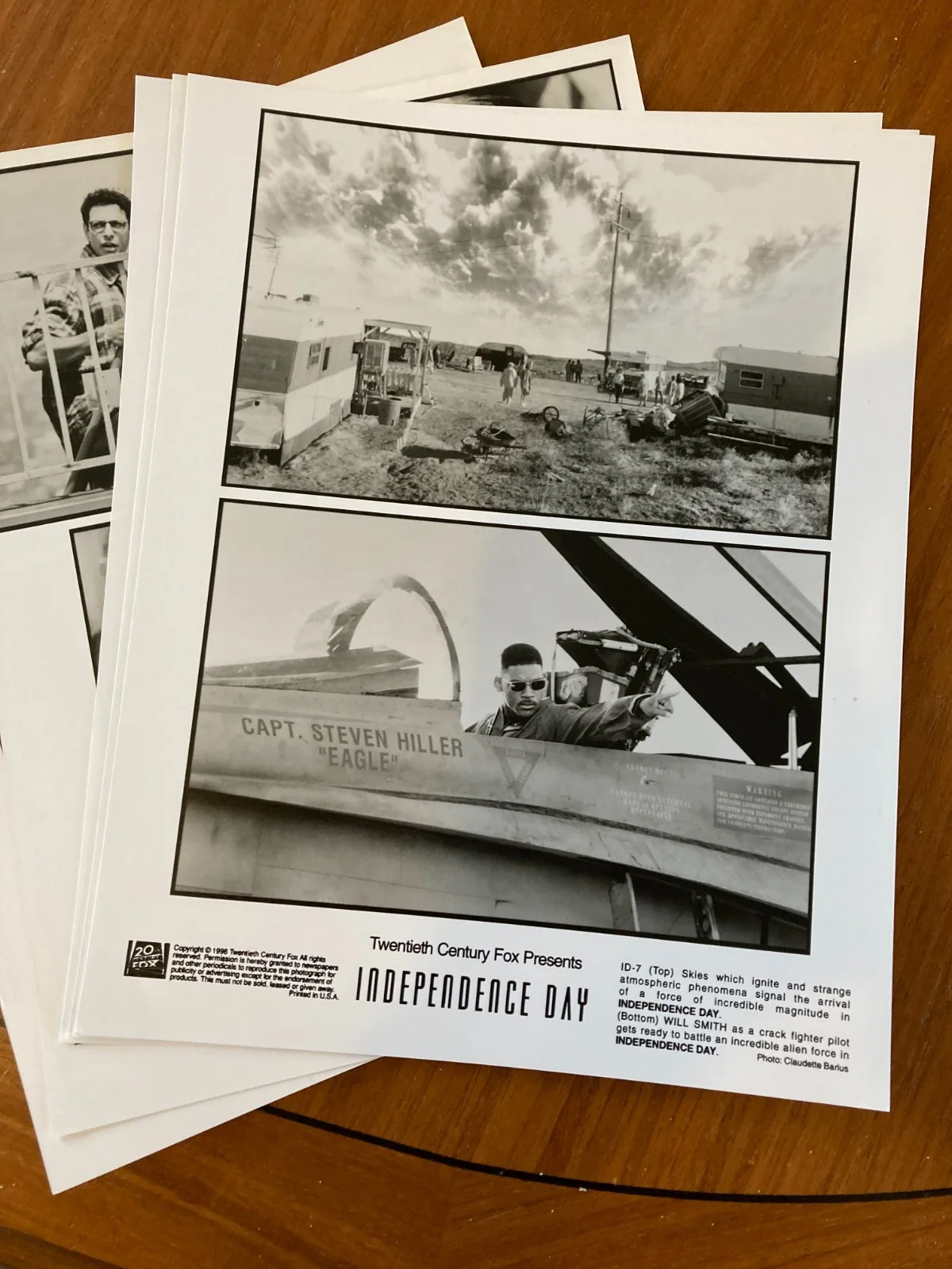 Still / Photo: INDEPENDENCE DAY 1996 (x 5) Bill Pullman Jeff Goldblum Will Smith, image 2
