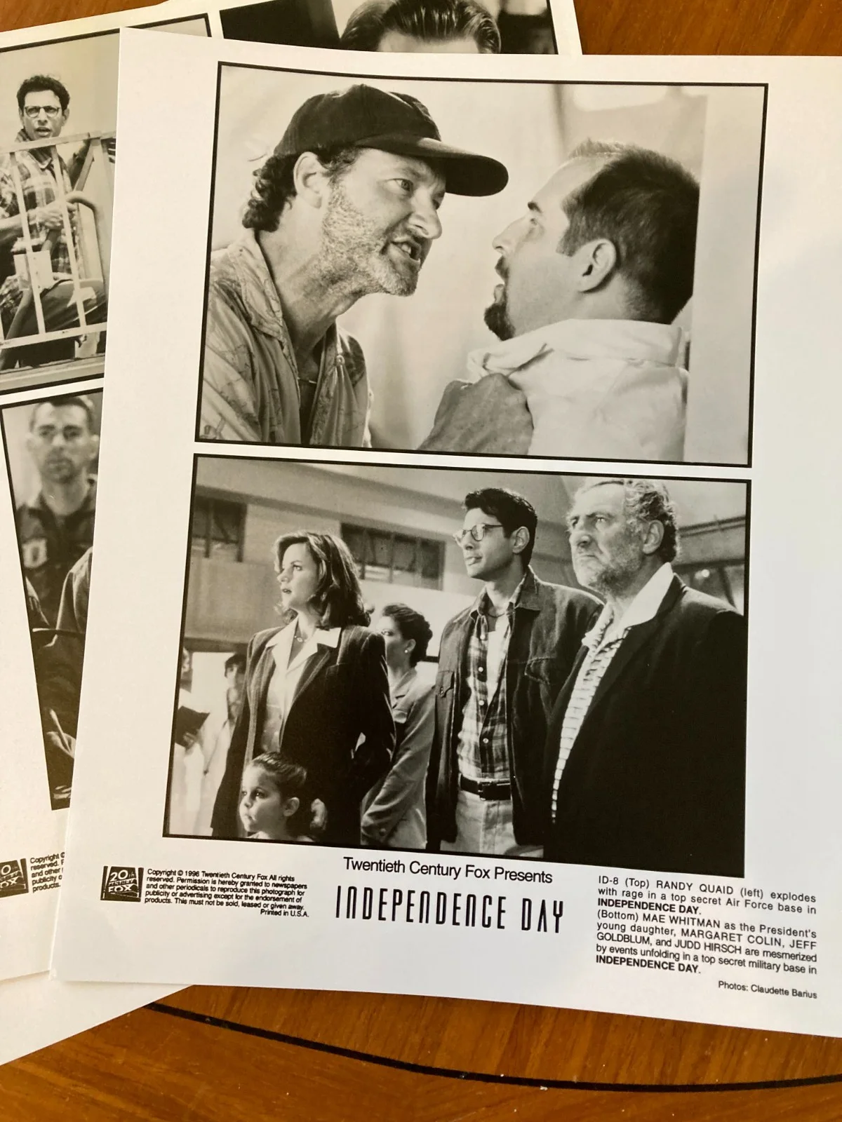 Still / Photo: INDEPENDENCE DAY 1996 (x 5) Bill Pullman Jeff Goldblum Will Smith, image 4