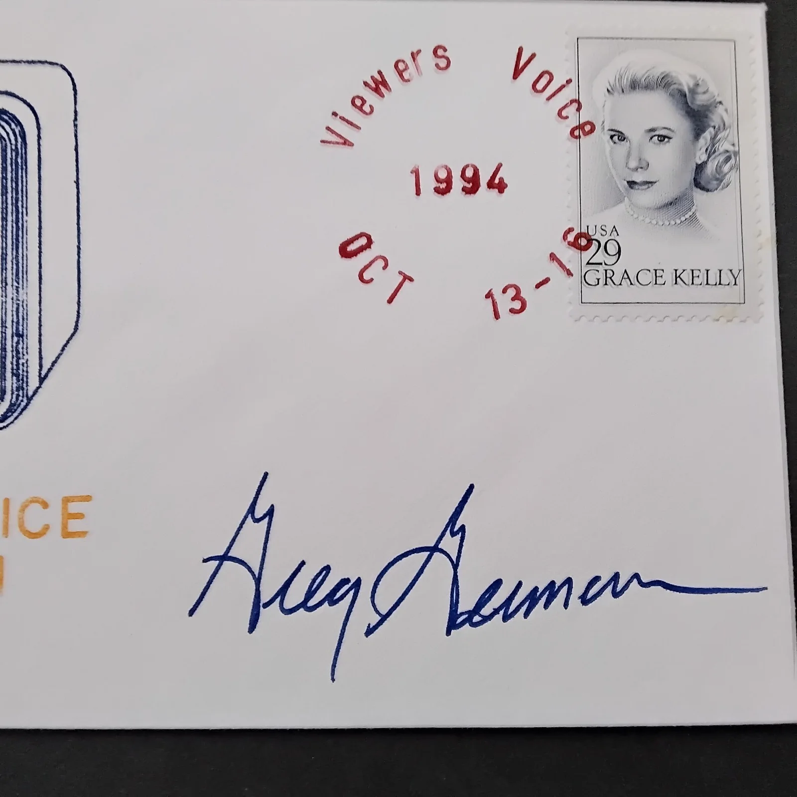 Greg Germann SIGNED Envelope Photo Movie TV Actor Ally McBeal Grey's Anatomy, image 4