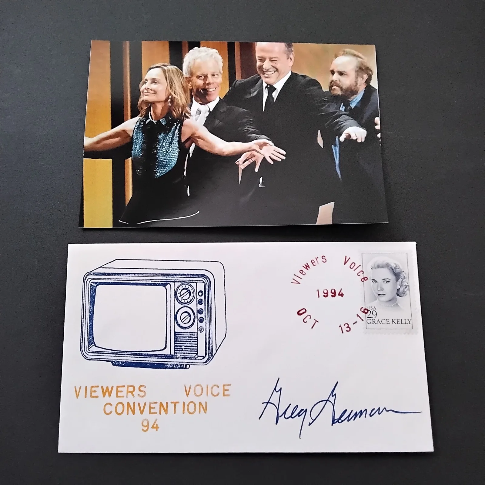 Greg Germann SIGNED Envelope Photo Movie TV Actor Ally McBeal Grey's Anatomy, image 5