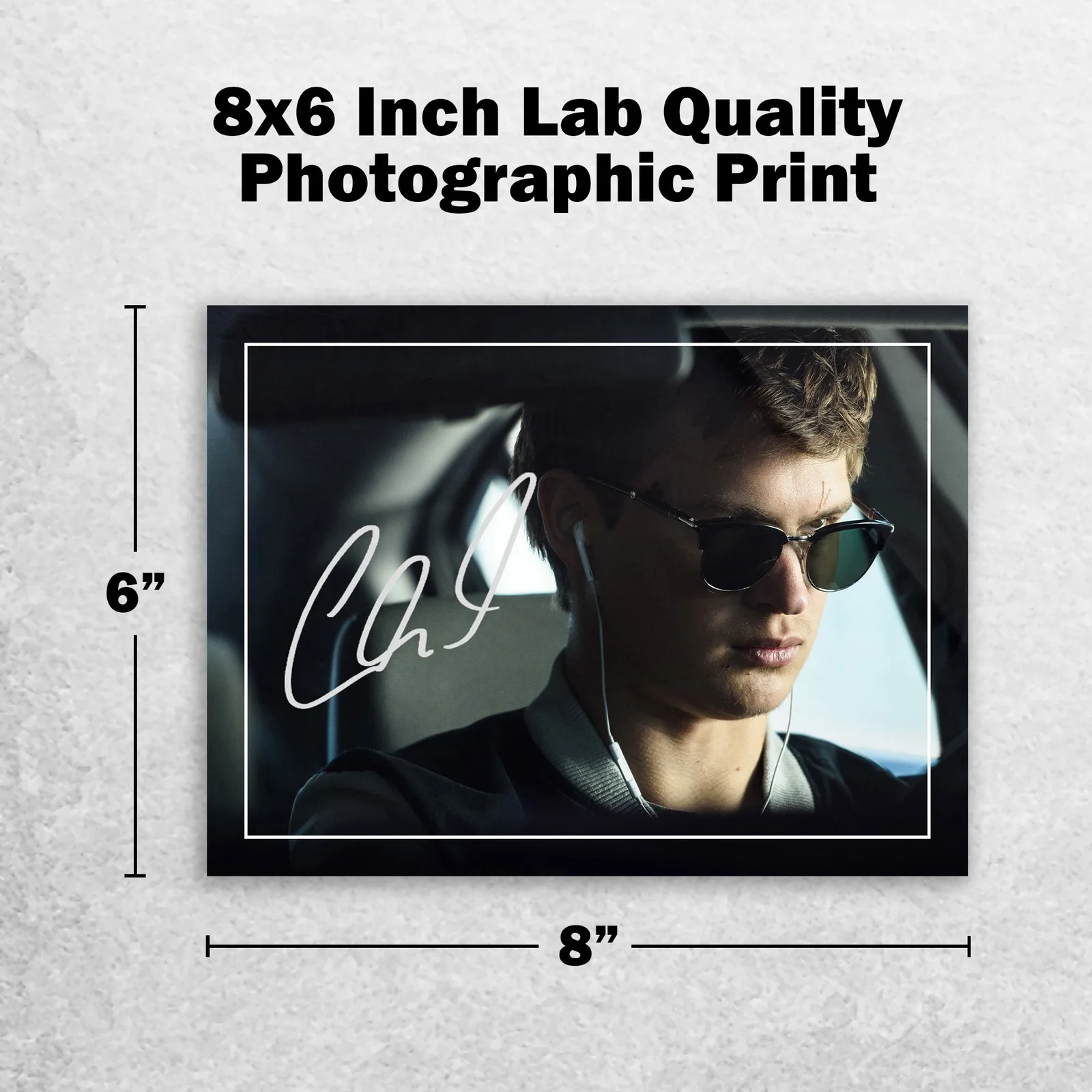 Ansel Elgort 8x6 Photo Signed Memorabilia 8x6 Pre Printed Autograph Photo, изображение 2