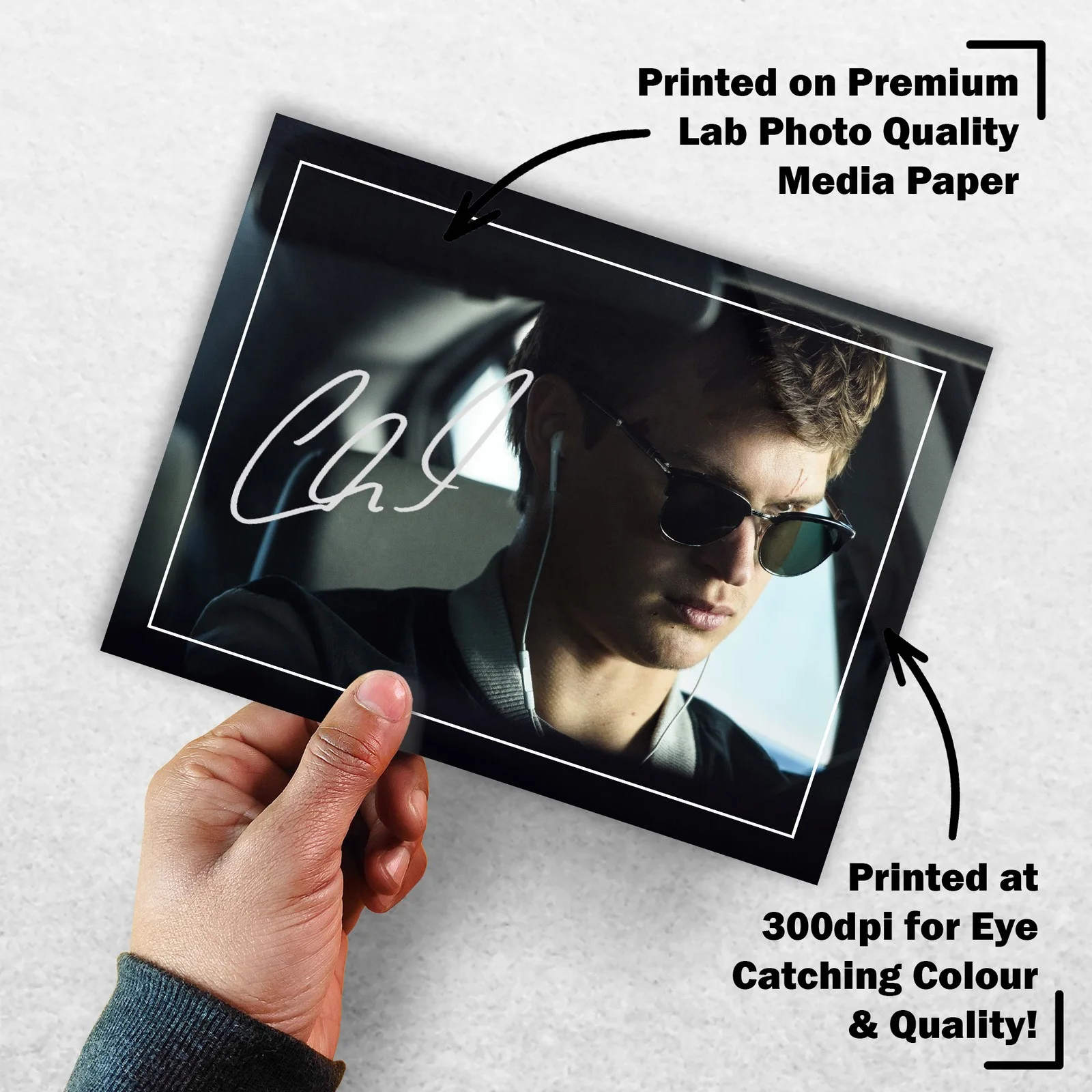 Ansel Elgort 8x6 Photo Signed Memorabilia 8x6 Pre Printed Autograph Photo, изображение 3
