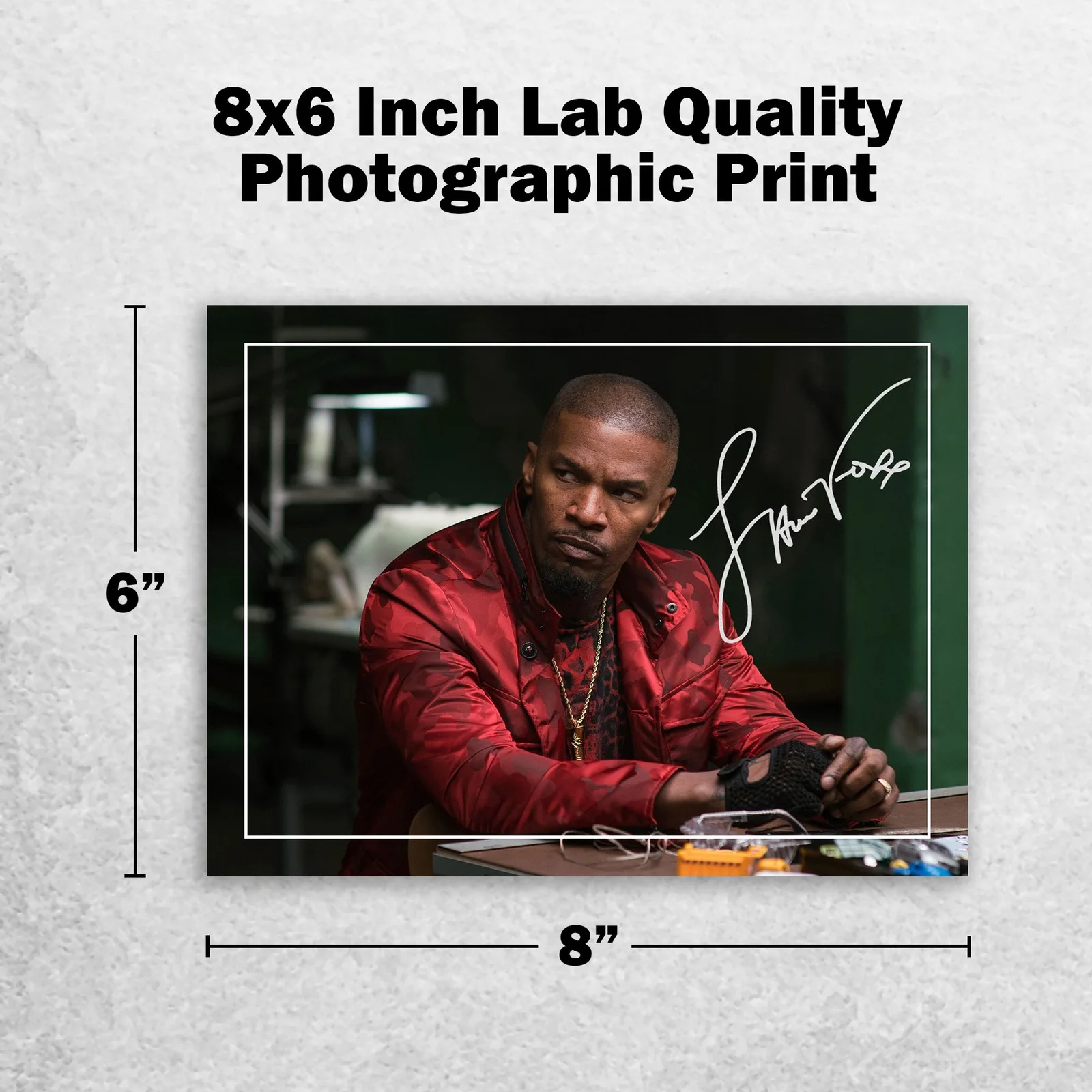 Jamie Foxx Signed Memorabilia 8x6 Pre Printed Autograph Photo Memorabilia, изображение 2