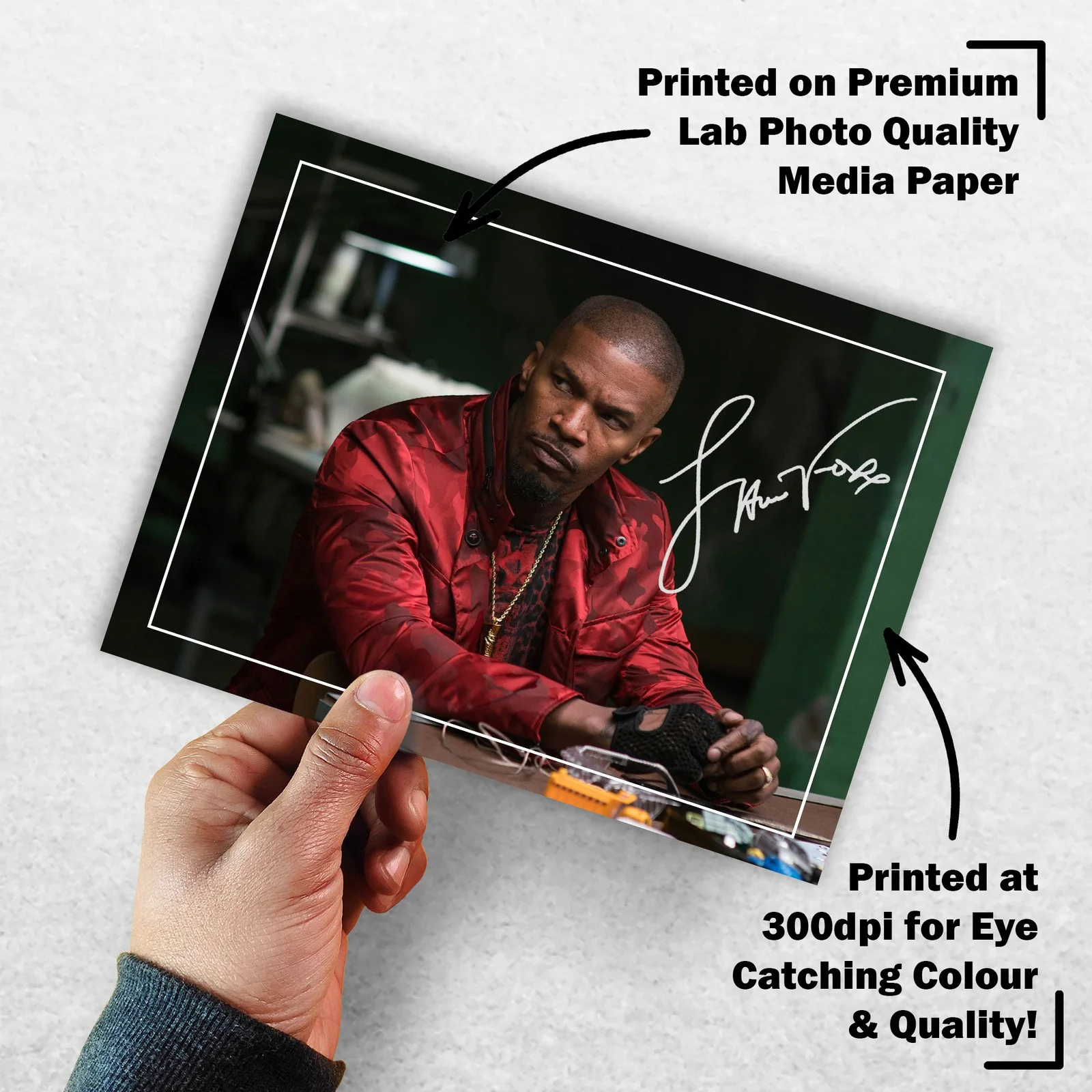 Jamie Foxx Signed Memorabilia 8x6 Pre Printed Autograph Photo Memorabilia, изображение 3