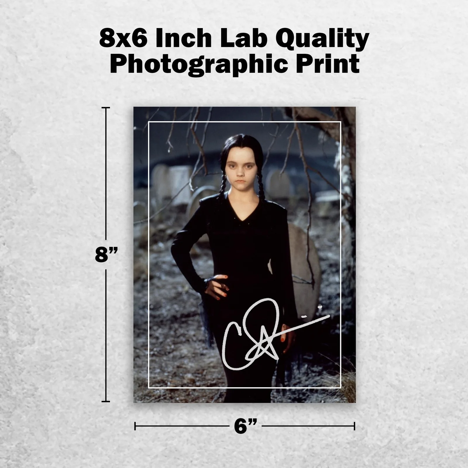 Christina Ricci Signed Memorabilia 8x6 Pre Printed Autograph Photo Memorabilia, image 2