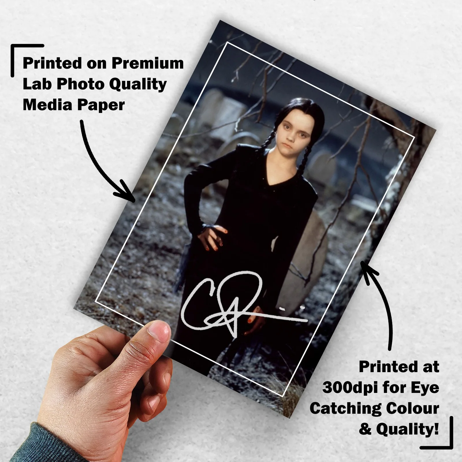 Christina Ricci Signed Memorabilia 8x6 Pre Printed Autograph Photo Memorabilia, image 3